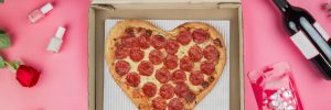 pizza hut heart shaped pizza