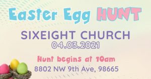 easter egg hunt sixeightchurch