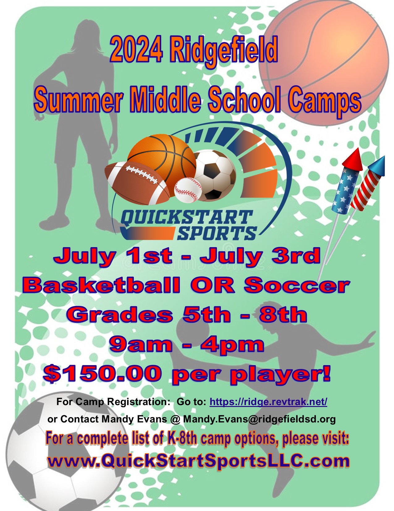 Ridgefield Middle School Camps 2024
